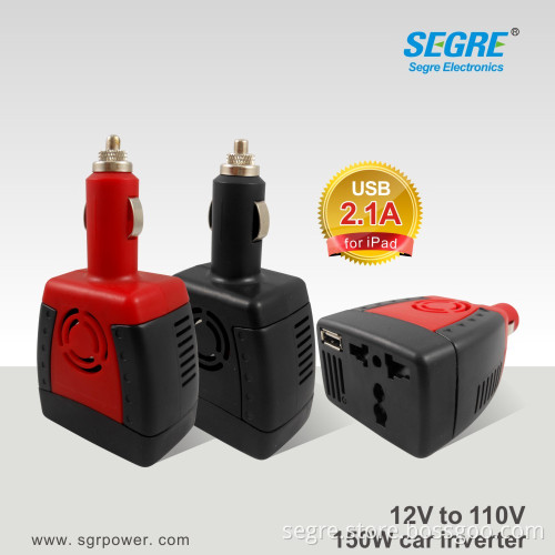 DC12v to AC110v 150W intelligent power inverter electrical car power inverte with CE